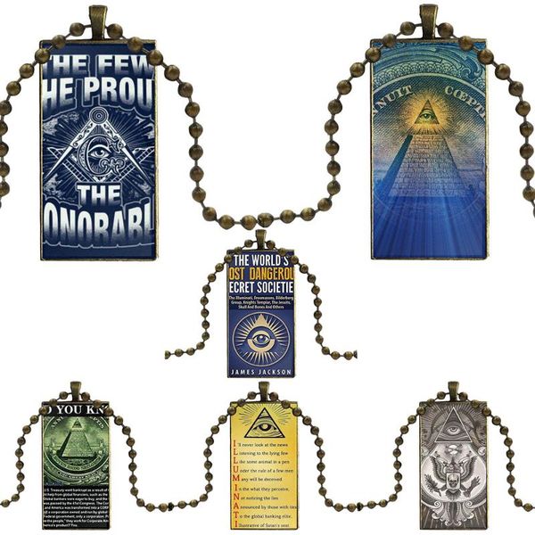for women men illuminati vintage jewelry steel color glass cabochon choker pendant long rectangle custom name necklace, Silver
for women men illuminati vintage jewelry steel color glass cabochon choker pendant long rectangle custom name necklace, Silver