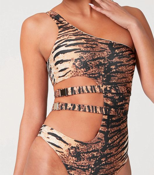 leopard printed women swimsuit one shoulder hollow out one piece bikini fashion women summer swimwear, White;black
leopard printed women swimsuit one shoulder hollow out one piece bikini fashion women summer swimwear, White;black