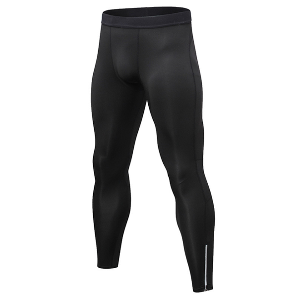 pro men's sports trousers zipper reflective night running fitness sports training elastic quick-drying tights 91301, Black
pro men's sports trousers zipper reflective night running fitness sports training elastic quick-drying tights 91301, Black
