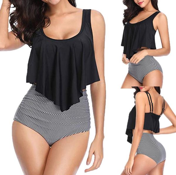 2019 swimwear women two piece plus size backless halter floral printed swimwear set swimsuit bikinis maternity 35, White
2019 swimwear women two piece plus size backless halter floral printed swimwear set swimsuit bikinis maternity 35, White