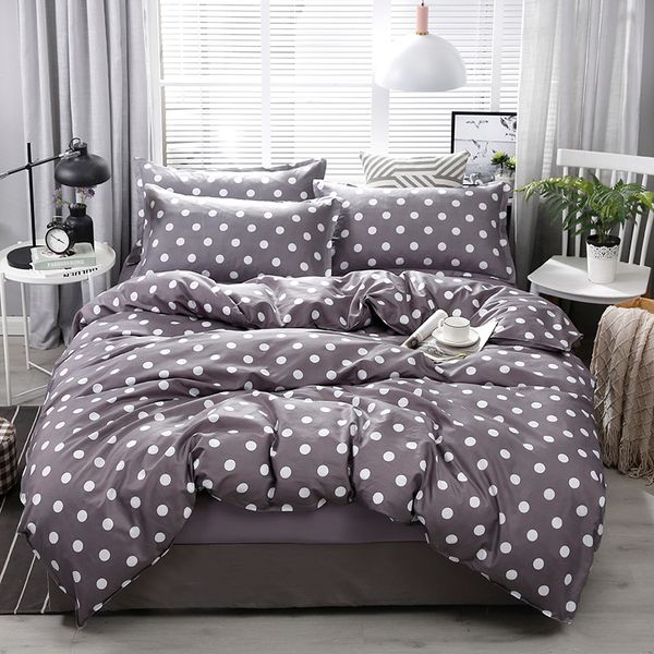 new arrival dark gray dot pattern bedding set bed linings duvet cover bed sheet pillowcases cover set 4pcs/set
new arrival dark gray dot pattern bedding set bed linings duvet cover bed sheet pillowcases cover set 4pcs/set