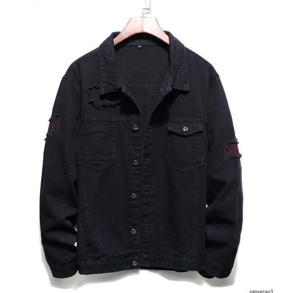 mens designer denim youth fashion slim casual jacket wearh, Black;brown