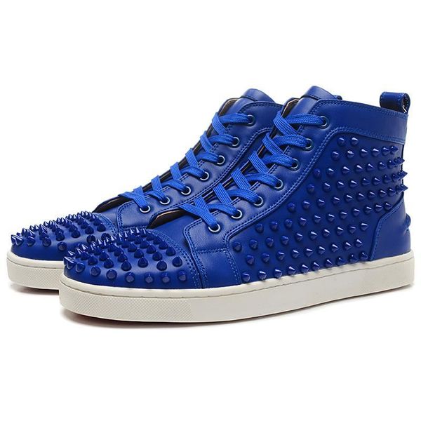 designer high studded red is bottoms flats sneakers spikes for men and women shoes party wedding crystal leather lace-up casual shoes, Black
designer high studded red is bottoms flats sneakers spikes for men and women shoes party wedding crystal leather lace-up casual shoes, Black