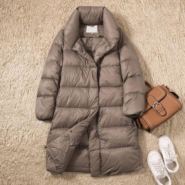 90% white duck down jacket women thicken warm long winter coat women korean slim stand collar female puffer jacket, Black
90% white duck down jacket women thicken warm long winter coat women korean slim stand collar female puffer jacket, Black