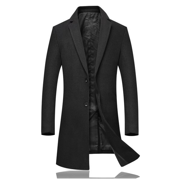 men warm winter wool blends jackets mens casual slim business long section trench overcoat male windbreaker jacket coats, Black
men warm winter wool blends jackets mens casual slim business long section trench overcoat male windbreaker jacket coats, Black