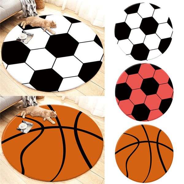 family crystal velvet creative round football basketball door mat wrap blanket non slip bedroom livingroom carpet mats #3n15
family crystal velvet creative round football basketball door mat wrap blanket non slip bedroom livingroom carpet mats #3n15