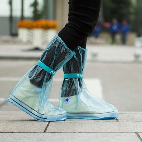 1 pair waterproof shoe covers anit-slip rain boots overshoes shoe protector case accessories, White;pink
1 pair waterproof shoe covers anit-slip rain boots overshoes shoe protector case accessories, White;pink