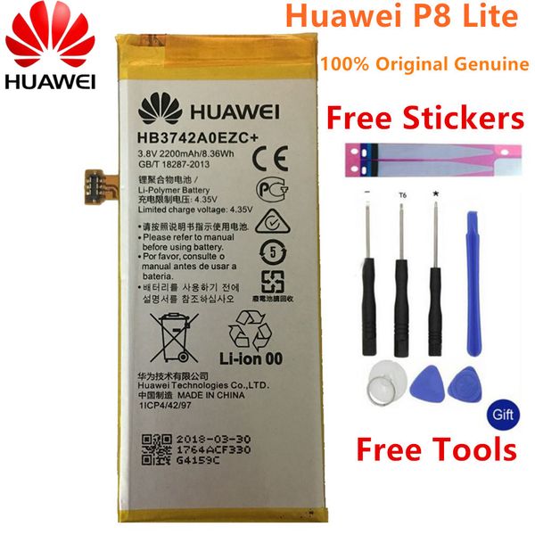 100% original replacement battery for huawei p8 lite battery 2200mah hb3742a0ezc+ accumulators for huawei p8 lite +tools
100% original replacement battery for huawei p8 lite battery 2200mah hb3742a0ezc+ accumulators for huawei p8 lite +tools