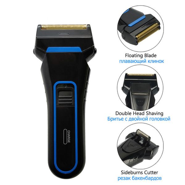 kemei 2 blades electric razor electric shavers for men rechargeable shaver portable razor sideburns cutter
kemei 2 blades electric razor electric shavers for men rechargeable shaver portable razor sideburns cutter