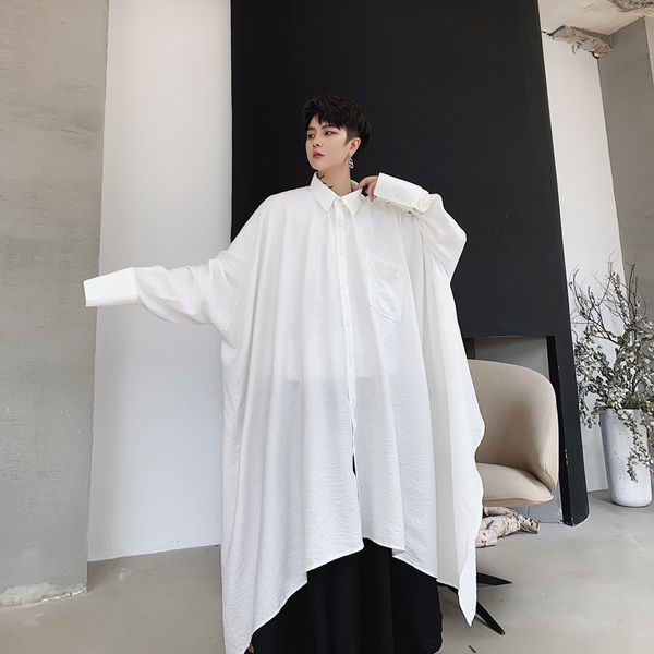 мужчины streetwear hip hop gothic негабаритного bat длинный рукав нерегулярной повседневная рубашка мужской женщина сыпучего длинный стиль р, White;black
мужчины streetwear hip hop gothic негабаритного bat длинный рукав нерегулярной повседневная рубашка мужской женщина сыпучего длинный стиль р, White;black