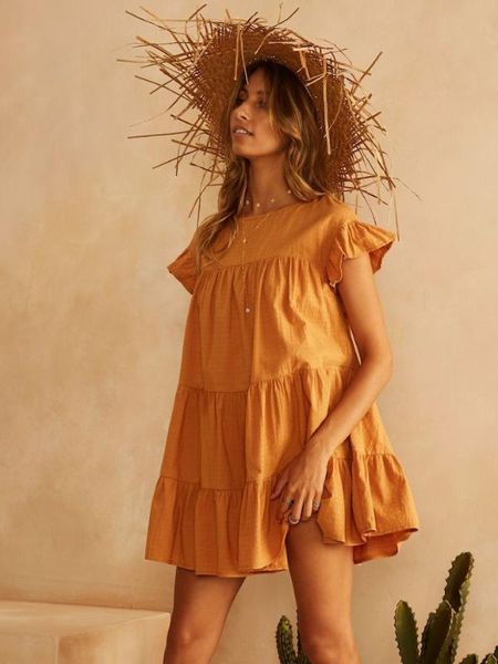 women ladies sweet summer dress 3 style cascading ruffles solid petal sleeve o-neck a-line mini dress size s//l/xl, Black;gray
women ladies sweet summer dress 3 style cascading ruffles solid petal sleeve o-neck a-line mini dress size s//l/xl, Black;gray