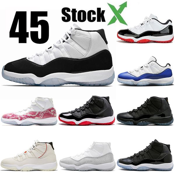 concord high 45 jumpman 11 bred white snakeskin pink trainers women basketball shoes 11s platinum tint mens sport designer sneakers, White;red 
concord high 45 jumpman 11 bred white snakeskin pink trainers women basketball shoes 11s platinum tint mens sport designer sneakers, White;red