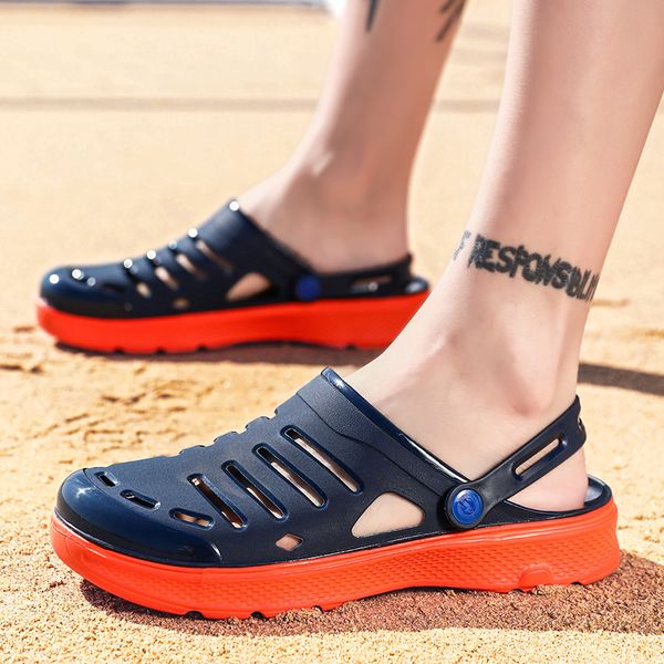 new summer sandals men shoes outdoor slippers fashion beach sandals jelly breathable flip flops hollow casual footwear, Black
new summer sandals men shoes outdoor slippers fashion beach sandals jelly breathable flip flops hollow casual footwear, Black