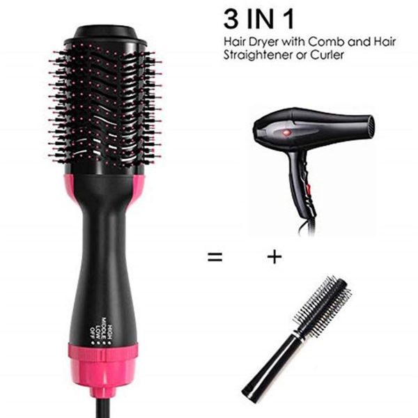 2 in 1 multifunctional hair dryer volumizer rotating hair brush curler roller rotate styler comb styling curling flat iron
2 in 1 multifunctional hair dryer volumizer rotating hair brush curler roller rotate styler comb styling curling flat iron
