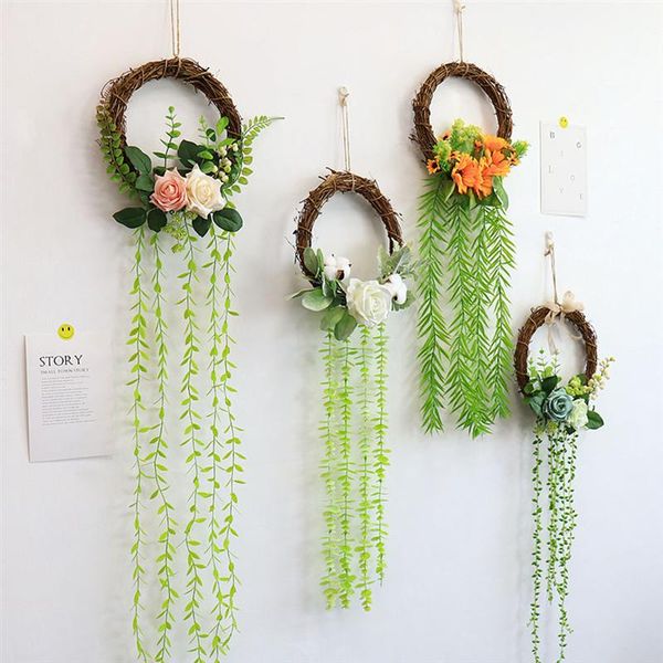 delicate wall rattan simulation plant green pendant creative wall decor flower hanging ornaments wedding decoration home decor
delicate wall rattan simulation plant green pendant creative wall decor flower hanging ornaments wedding decoration home decor