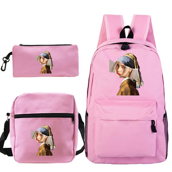 2019 3pcs/set school bag billie eilish backpack children combination bookbag fashion printing boy school backpack daily mochila
2019 3pcs/set school bag billie eilish backpack children combination bookbag fashion printing boy school backpack daily mochila