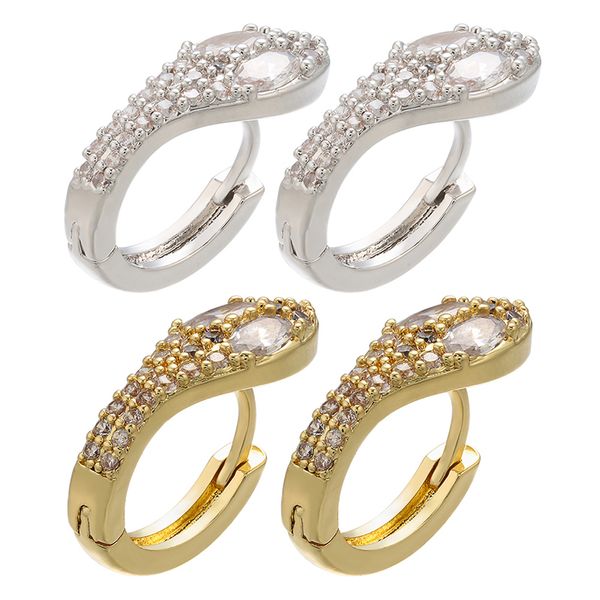 zhukou 15x18mm crystal irregular and simple brass cubic zirconia crystal earrings women girls ear ring summer jewelry model:ve77, Golden;silver
zhukou 15x18mm crystal irregular and simple brass cubic zirconia crystal earrings women girls ear ring summer jewelry model:ve77, Golden;silver