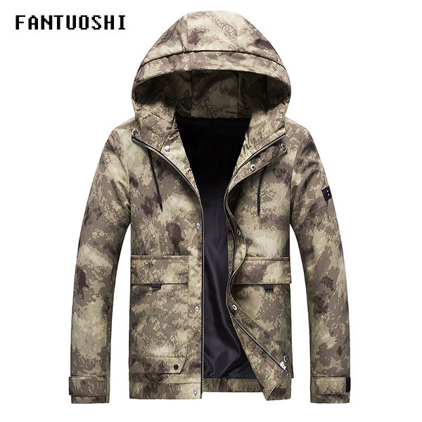 men jackets spring autumn new hooded jacket printed camouflage slim casual coat long sleeve zipper men's clothing large size 4xl, Black;brown
men jackets spring autumn new hooded jacket printed camouflage slim casual coat long sleeve zipper men's clothing large size 4xl, Black;brown