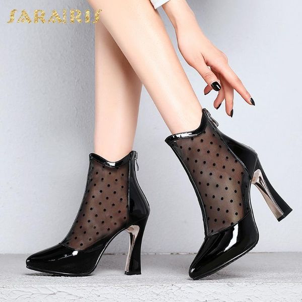 sarairis 2020 new arrivals genuine cow leather strange style summer boots woman shoes pointed toe zip up shoes women boots, Black
sarairis 2020 new arrivals genuine cow leather strange style summer boots woman shoes pointed toe zip up shoes women boots, Black