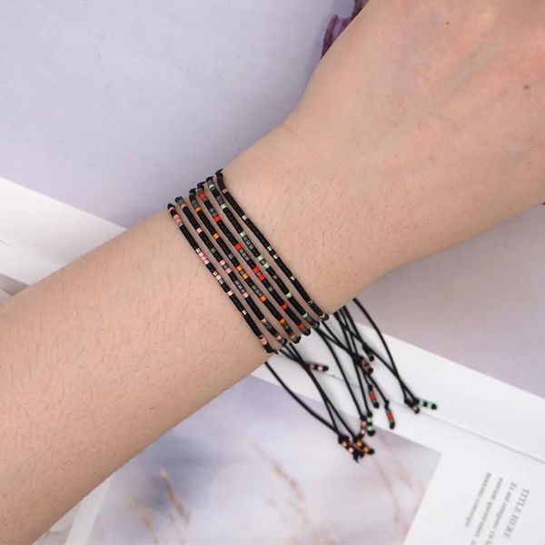 zhongvi miyuki bracelet glass beads tiny bracelets for women boho jewelry pulseras mujer moda 2020 bohemian adjustable rope cuff, Black
zhongvi miyuki bracelet glass beads tiny bracelets for women boho jewelry pulseras mujer moda 2020 bohemian adjustable rope cuff, Black