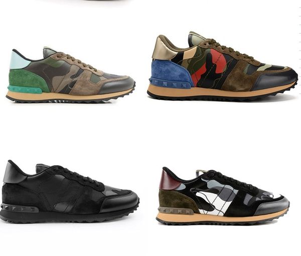 new shoes fashion stud camouflage sneakers shoes footwear men women flats designer rockrunner trainers casual shoes with original box, Black
new shoes fashion stud camouflage sneakers shoes footwear men women flats designer rockrunner trainers casual shoes with original box, Black