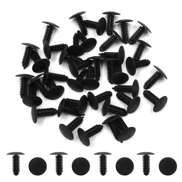 40pcs универсальная подходит для двери автомобиля заклепки бампера панель обивки стопорного зажима 6 мм черный
40pcs универсальная подходит для двери автомобиля заклепки бампера панель обивки стопорного зажима 6 мм черный
