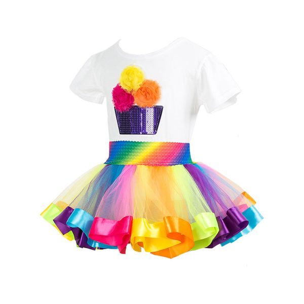 patpat 2020 new summer 2-piece 3d floral decor birthday tee and rainbow tutu skirt for girls short-sleeve dresses, Red;yellow
patpat 2020 new summer 2-piece 3d floral decor birthday tee and rainbow tutu skirt for girls short-sleeve dresses, Red;yellow