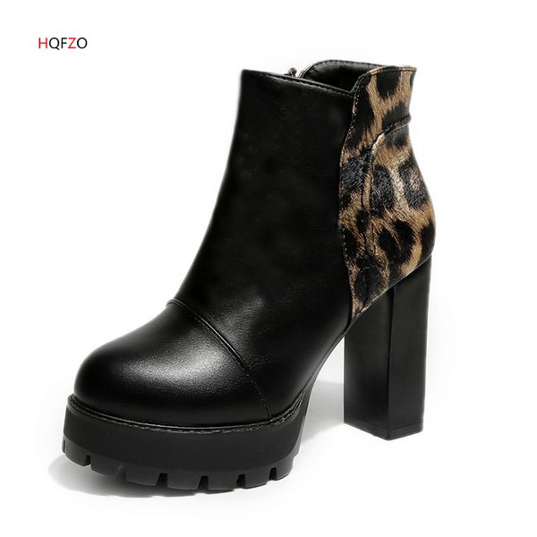 hofzo 10cm autumn leopard woman ankle boots fashion black motorcycle boots round toe high heel pu leather shoes woman
hofzo 10cm autumn leopard woman ankle boots fashion black motorcycle boots round toe high heel pu leather shoes woman