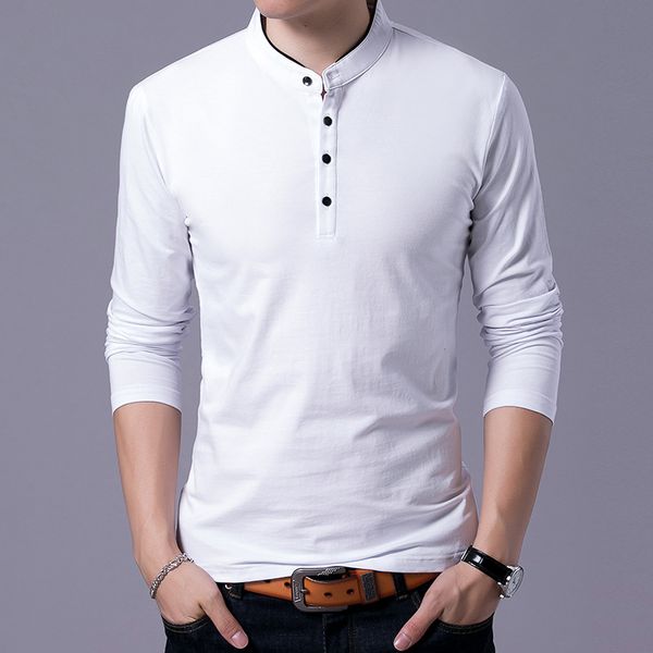 left rom high-grade men pure color long sleeve thin body shirt/male leisure comfortable stand collar long sleeve shirt, White;black
left rom high-grade men pure color long sleeve thin body shirt/male leisure comfortable stand collar long sleeve shirt, White;black
