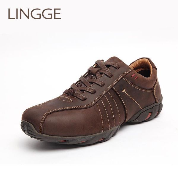lingge brand business style men s shoes genuine leather lace-up men shoe rubber sole brown male shoe comfortable casual
lingge brand business style men s shoes genuine leather lace-up men shoe rubber sole brown male shoe comfortable casual