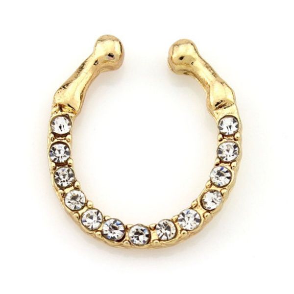 crystal piercing nose ring fake septum medical titanium nose rings fake piercing body hoop clip jewelry christmas gift, Silver
crystal piercing nose ring fake septum medical titanium nose rings fake piercing body hoop clip jewelry christmas gift, Silver