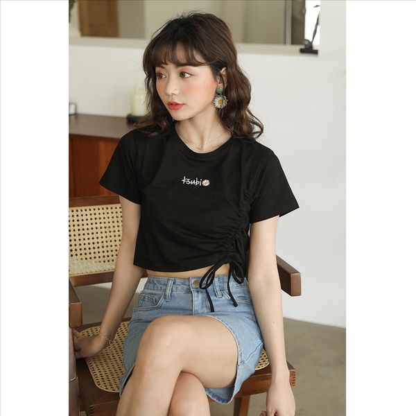 little and daisy short-sleeved t-shirt female 2020 slim short ins fashion little shorts and shorts daisy short-sleeved t-shirt female 2020 s, White
little and daisy short-sleeved t-shirt female 2020 slim short ins fashion little shorts and shorts daisy short-sleeved t-shirt female 2020 s, White