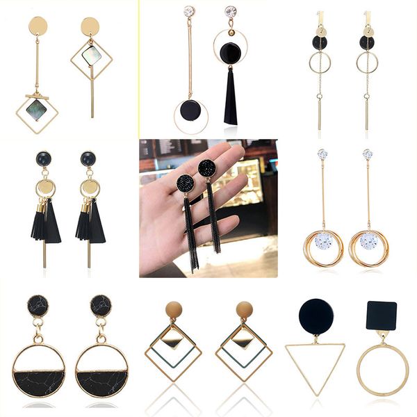 korean style fashion drop earrings simple long geometric earrings gift for friend tassel ear jewelry wholesale dropshipping, Silver
korean style fashion drop earrings simple long geometric earrings gift for friend tassel ear jewelry wholesale dropshipping, Silver