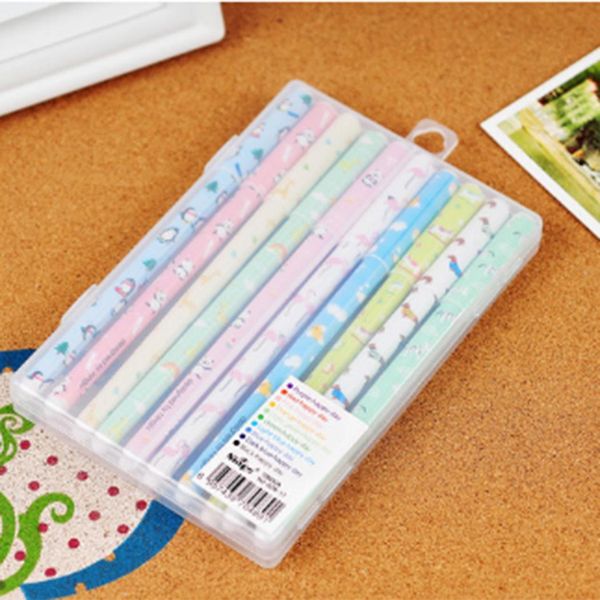 10 colors cute print gel pen ink office, gel-ink pen stationery school office 15.5cm/6.1inch use 0.38mm
10 colors cute print gel pen ink office, gel-ink pen stationery school office 15.5cm/6.1inch use 0.38mm