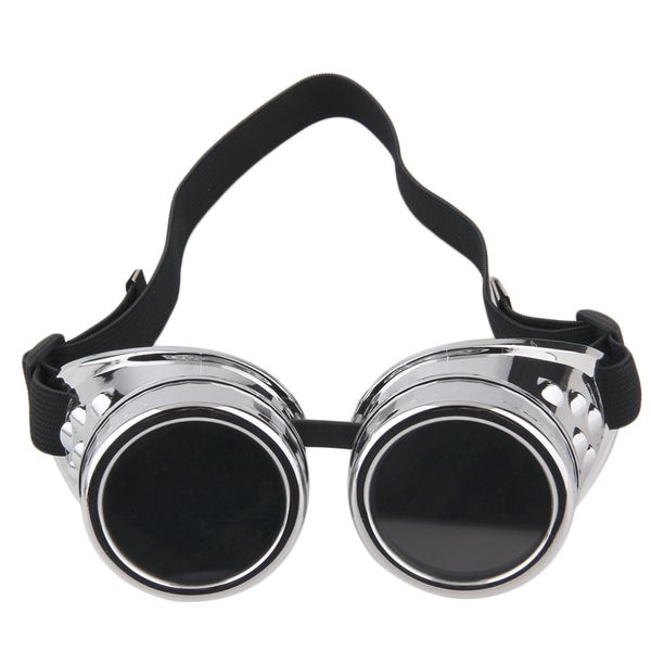 cyber goggles steampunk glasses vintage retro welding punk gothic sunglasses cosplay stylish steampunk cyber goggle glasses, White;black
cyber goggles steampunk glasses vintage retro welding punk gothic sunglasses cosplay stylish steampunk cyber goggle glasses, White;black