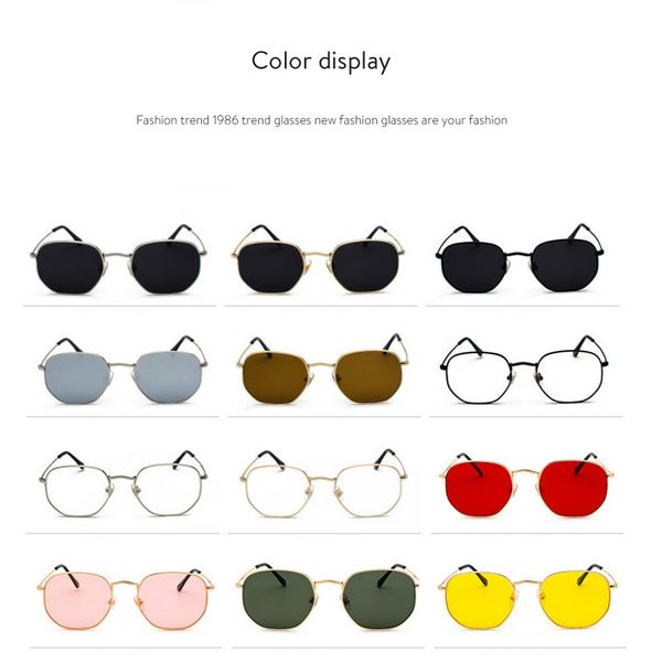2020 square sunglases men hexagon sun glasses mannen women metal frame fishing glasses gold gray eyewear lentes de sol hombre, White;black
2020 square sunglases men hexagon sun glasses mannen women metal frame fishing glasses gold gray eyewear lentes de sol hombre, White;black