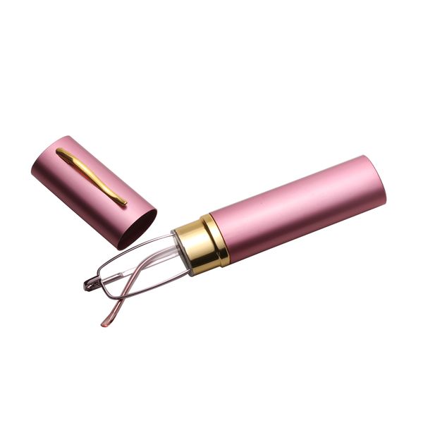 1.00-4.00 stainless steel frame resin reading glasses with tube case folding anti fatigue presbyopic eyeglasses, Silver
1.00-4.00 stainless steel frame resin reading glasses with tube case folding anti fatigue presbyopic eyeglasses, Silver