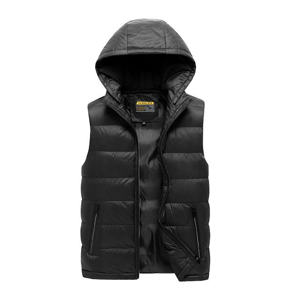 2019 winter vest men hooded sleeveless jackets warm 20d quilted cotton padded vests waistcoat coats plus size m-5xl, Black;white
2019 winter vest men hooded sleeveless jackets warm 20d quilted cotton padded vests waistcoat coats plus size m-5xl, Black;white