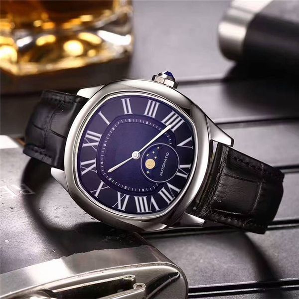 gd factory luxury mens watches imported automatic watch moon phase original buckle designer watch 316l stainless steel sapphire, Slivery;brown
gd factory luxury mens watches imported automatic watch moon phase original buckle designer watch 316l stainless steel sapphire, Slivery;brown