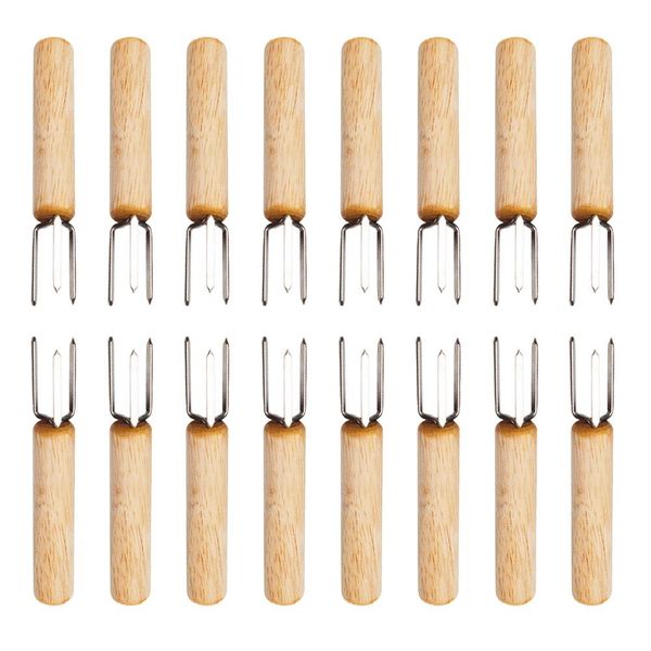 16pcs / set нержавеющей стали портативный барбекю держатели вилка кукуруза говядина колбаса фрукты вилка anti-ошпарить барбекю ручка вуд вил
16pcs / set нержавеющей стали портативный барбекю держатели вилка кукуруза говядина колбаса фрукты вилка anti-ошпарить барбекю ручка вуд вил