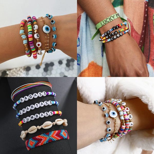 beaded, strands bohemia handmade weave rope bracelet for women multilayer eye shell letter beaded bracelets & bangles boho charm jewelry, Black
beaded, strands bohemia handmade weave rope bracelet for women multilayer eye shell letter beaded bracelets & bangles boho charm jewelry, Black