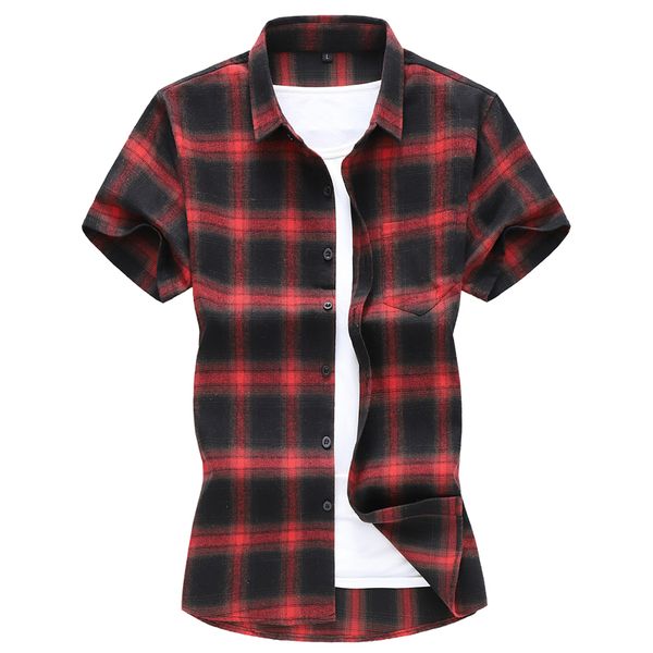 7xl 6xl 2020 new fashion plus-size men's summer casual grid with short sleeves shirt mens plaid short sleeve shirts, White;black
7xl 6xl 2020 new fashion plus-size men's summer casual grid with short sleeves shirt mens plaid short sleeve shirts, White;black