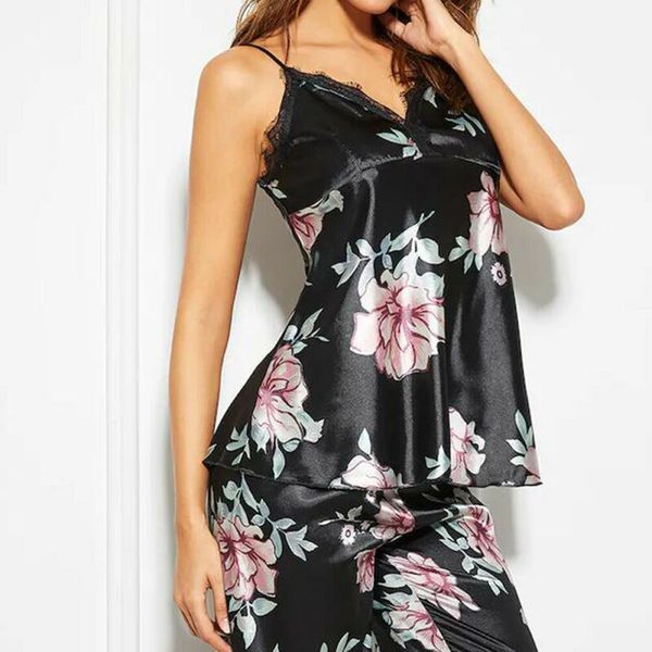 женщины леди шелк атлас пижамы набор пижамы пижамы пижамы loungewear домашняя одежда весна лето рукавов печати нижнее белье наборы, Black;white
женщины леди шелк атлас пижамы набор пижамы пижамы пижамы loungewear домашняя одежда весна лето рукавов печати нижнее белье наборы, Black;white