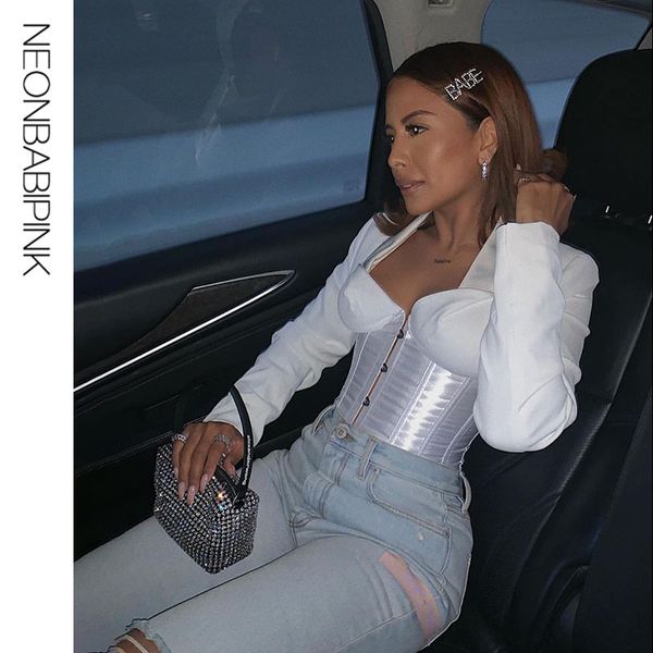 neonbabipink vintage womens and blouses deep v neck long sleeve corset white black elegant shirts 2020 n85-ae98
neonbabipink vintage womens and blouses deep v neck long sleeve corset white black elegant shirts 2020 n85-ae98