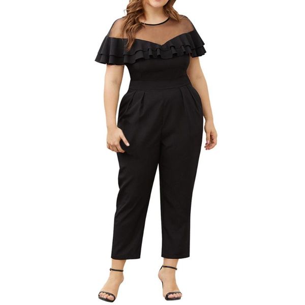 jaycosin clothes women solid bodysuit jumpsuit women summer 2020 short sleeve mesh ruffled overalls for plus size e18, Black;white
jaycosin clothes women solid bodysuit jumpsuit women summer 2020 short sleeve mesh ruffled overalls for plus size e18, Black;white