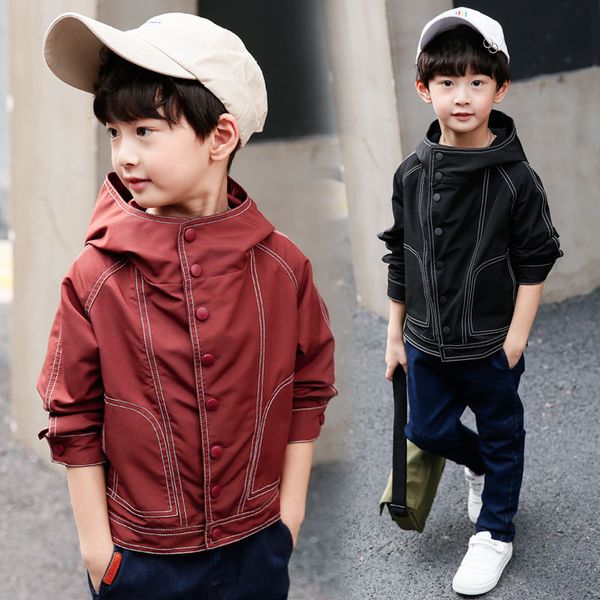 boys outdoor jackets 4-13 year old korean sping and autumn jacket hooded solid color classic sewing thread kids coat, Camo
boys outdoor jackets 4-13 year old korean sping and autumn jacket hooded solid color classic sewing thread kids coat, Camo