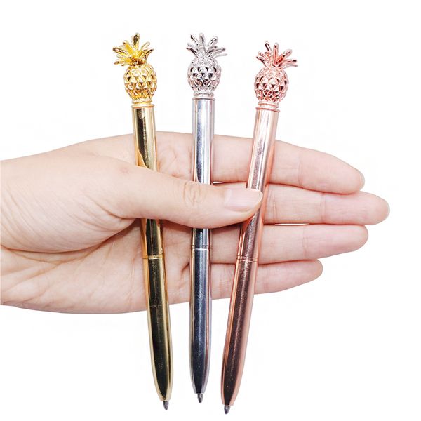 20 pcs creative cute metal ballpoint pen new strange pineapple pen stationery gift kawaii student office business supplies, Blue;orange
20 pcs creative cute metal ballpoint pen new strange pineapple pen stationery gift kawaii student office business supplies, Blue;orange