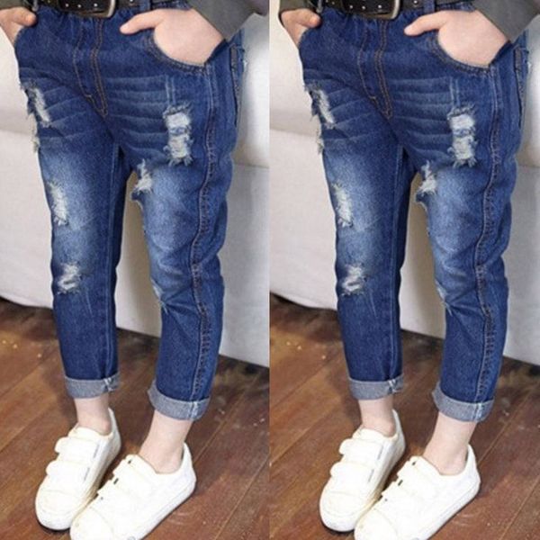 Children Kids Boys And Girls Hole Jeans Denim Cropped Pants Trousers Clothes Infant Trousers Boy children's Pants Jeans 2019 New, Blue
Children Kids Boys And Girls Hole Jeans Denim Cropped Pants Trousers Clothes Infant Trousers Boy children's Pants Jeans 2019 New, Blue