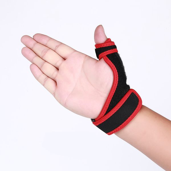 1pc sports wrist band gym fitness wrist thumb support straps thumb stabilizer badminton weightlifting support wrap, Black;red
1pc sports wrist band gym fitness wrist thumb support straps thumb stabilizer badminton weightlifting support wrap, Black;red