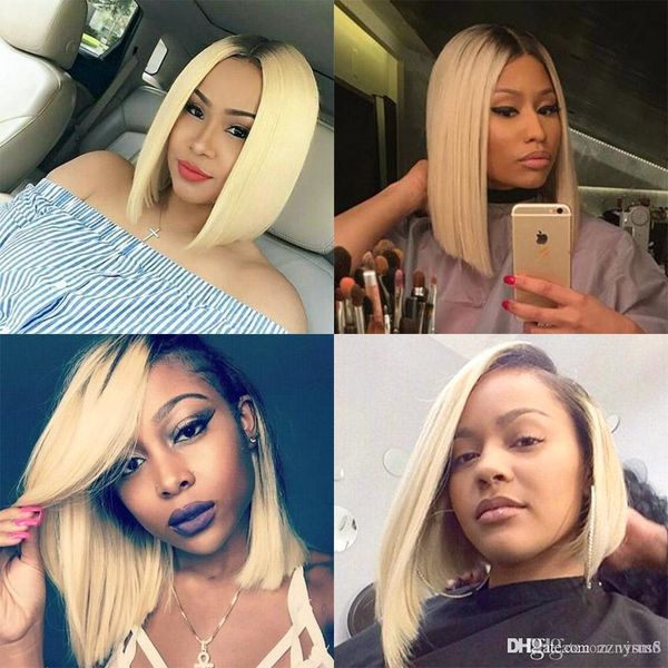 16 inches short lace front human hair wigs brazilian remy hair bob wig with pre plucked hairline with baby hairs, Black
16 inches short lace front human hair wigs brazilian remy hair bob wig with pre plucked hairline with baby hairs, Black